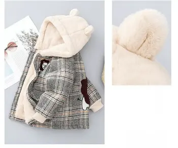 JO&MI 2020 zimné detí nový dizajn zahustiť vrchné oblečenie, chlapca a dievčatá módne kabát, deti bunda