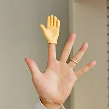 Prst Bábkové Mini Prsta Ruky, Drobné Ruky s ľavou Rukou a pravou Rukou pre Hru Party pre domáce L5