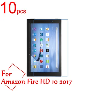 10pcs Ultra Číre/Matné/Nano proti Výbuchu LCD Screen Protector Film Kryt Pre Amazon Fire HD 10 2017 10.1 palcový Ochranný Film