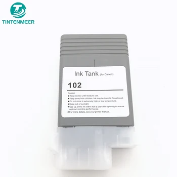 TINTENMEER ink cartridge PFI-102 pfi 102 čierny kompatibilný pre canon iPF500 iPF510 iPF600 iPF605 iPF610 iPF650 iPF655 tlačiareň