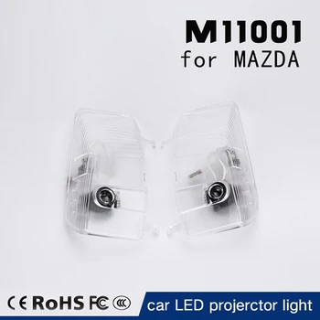 2ks LED Dvere Auta Svetlo Projektora Logom Vitajte Svetlo Na Mazda Atenza MAZDA 6 8 Summit CX-9 2007-2019 LED Svetlo, Auto Príslušenstvo