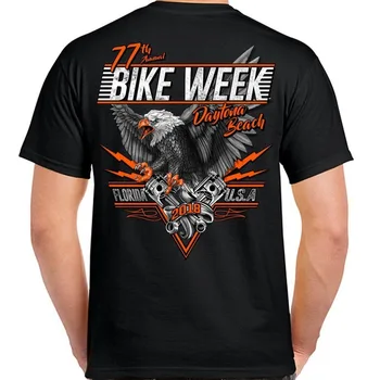Nové Tričká Veľké Biker Týždeň Eagle pre Mužov Racings 2019 Značky Homme Tees Tlač Harajuku Značky T-Shirts