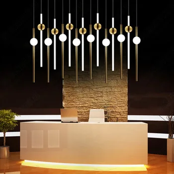 Moderné Orion Trubice Prívesok Svetlá pre Obývacia Izba Zlato Led Visí Lampa, Spálne, Kuchyne Domov Loft Priemyselné Dekor Svietidlá