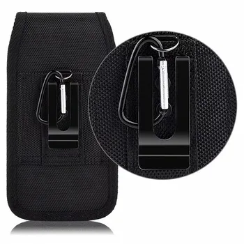 Telefón Puzdro OxfordCloth Taška Pre Sony Xperia Z Z1 Z2 Z3 Z4 Z5 Premium XA1 XZ XZ1 XZ2 XA2 C3 Prípade Kožený Kryt Pás Puzdro Pásu