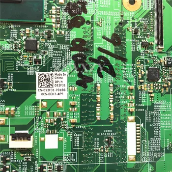 Vynikajúci Pre DELL N5010 Notebook základná Doska Chipset HM57 Zásuvky PGA989 CN-052F31 052F31 52F31