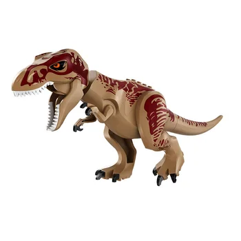Zviera Jurský Park Dinosaur World Carnotaurus Tyrannosaurus Rex DIY Údaje Stavebné Bloky Pre deti Darčeky