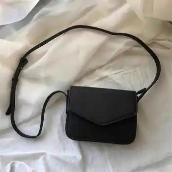 Ženy taška pu kožené malé kabelky klapka OL ženy taška kryt cross body bežné ramenný messenger taška gognziu9