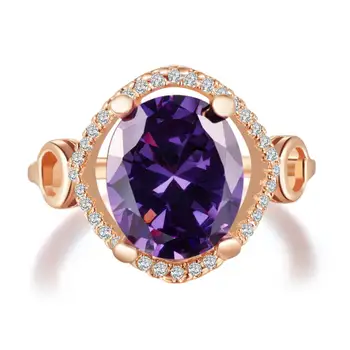 ženy 2017 snubný prsteň lady šperky zlatý prsteň darček pary dizajn veľkoobchod módne veľkosť 6 7 8 na sklade doprava zadarmo