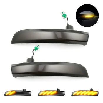 Bočné Zrkadlo Indikátor LED Dynamický Zase Signálne Svetlá Tečie Blinker Repeater Svetlo na Ford Kuga Ecosport roky 2013-2018