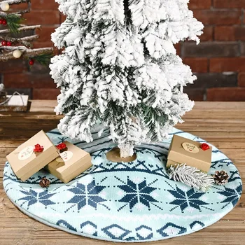 Pletené Snowflake Strom Sukne, Mini Vianočný Stromček Sukne Strom Spodnej Dekorácie Atmosféru Zdobiť Domáce Dekorácie