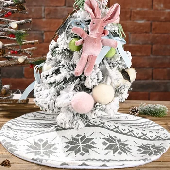 Pletené Snowflake Strom Sukne, Mini Vianočný Stromček Sukne Strom Spodnej Dekorácie Atmosféru Zdobiť Domáce Dekorácie