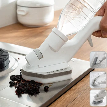 5 in 1 Multifunkčné Kuchynské Čistiaca Kefa Drhnúť Nastaviť Cleaning Tool Gadget