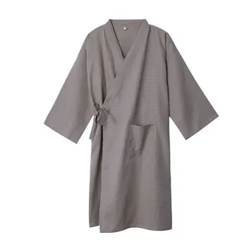 Jeseň Pyžamo Sady pre Ženy Pevné Bežné Domáce Šaty, Oblek Bavlny Dlho Dámy Japonskom Štýle Kimono Pyžamo Jarné oblečenie pre voľný čas