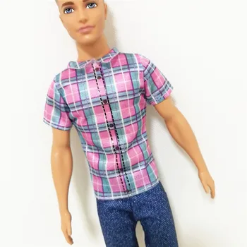 Ken Priateľ Stožiare, Čaj Modré Nohavice, Nastavený pre Barbie BJD Bábiky Oblečenie Príslušenstvo Hrať Dom dresing Deti Hračky