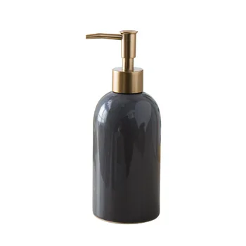 420ML Jednoduché Keramické dezinfekčné prostriedky na Ruky Fľašu Kúpeľňa Hotel Tvorivé Šampón, Sprchový Gél Stlačte Fľaše Rozprašovača