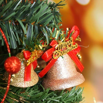 6Pcs/Box Vianočné Zvony Auta Visí Ozdoby Mini Jingle Bells S/L Veľkosť Zvony Vianočný Strom Home Party Dekorácie