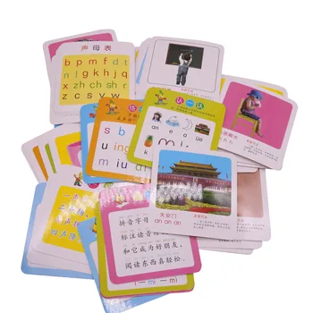 1 box Čínske písmená Čínskych Detí Predškolského veku Začíname Vzdelávania Karty detské Hračky Karty Skoré Vzdelávanie Karty