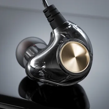 K1 Transparentné In-Ear Slúchadlá Subwoofer Stereo Bass Slúchadlá Slúchadlá S Mikrofónom Pre iPhone Xiao