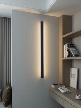 Nordic Minimalistický tvorivosti Rohu LED Nástenné Svietidlo Moderného dizajnu Interiérové Svietidlo Nástenné svietidlo pre Obývacia Izba, Spálňa Foyer