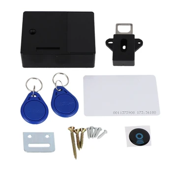 RFID Elektronické Skrinka Zámok DIY Pre Drevené Zásuvky, Skrine, Pripravený Na Použitie, v & Programovateľné