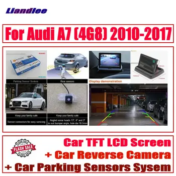 Zadná Kamera Monitore Pre Audi A7 (4G8) 2010-2017 Auto Digitálne Parkovacie Senzory Systém / CCD Zadnej strane parkovacia Kamera