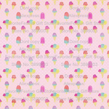 Ice Cream hodváb, Bavlna letné ružové dievčatá Textílie Patchwork Textílie pre KUTILOV, Šitie, Prešívanie Tuku Štvrtiny Materiál Pre Baby&Child