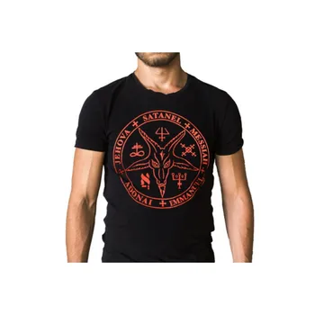 Baphomet Sigil Pentagram Logo T-Shirt