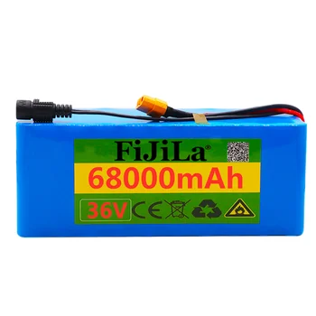 36V10S4P 68Ah batérie 500W Batérie ad alta potenza 42V 68000mAh Klince elettrica BMS 42v kontakty batérie con xt60 spina + nabíjačka
