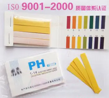 Nástroje pre testovanie 80 Pásky/pack pH testovacie prúžky PH Meter PH Controller Rozmedzí 1-14st Alkalické Kyseliny Indikátor Lakmusový papierik Vody, Pôdy
