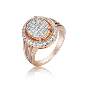 14 KARÁTOVÉ ružové Zlato Spinelovou Diamantový Prsteň Ženy Klasické Anillos De Bizuteria Ametyst Diamante Drahokam Jemné Bague Etoile Šperky Prstene
