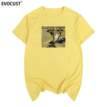 Deti vidieť ghost Kanye West Radi hip hop Streetwear T-shirt Bavlna Mužov tričko Nové TEE TRIČKO Dámske