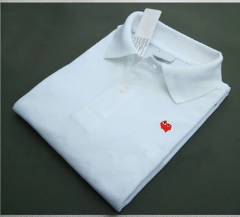 Pánske nové letné trend čistého farba tlačené Polo shirts Lete Cool Tričko Streetwear Módy Muž Polo Tričko Mužov Šaty, Topy