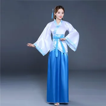 Nový Kostým Dámy Hanfu Žena Tang Koncové Lehátko Longue Kostým Svadobné Šaty Víla Šaty Krásy Kostým Princezná