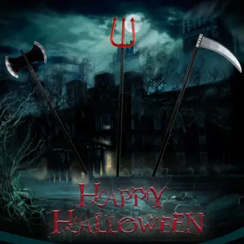 Halloween Dekorácie Cosplay Rekvizity Plast Zbraň Muža, Ženy, Dieťa Falošné Sekera Kladivo, Meč Príslušenstvo Halloween Darčeky Pre Deti #
