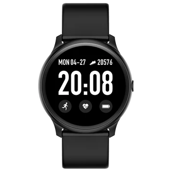 Pre IOS aj Android KW19 Smart Hodinky muži Ženy Srdcového tepu Nepremokavé Správu Pripomienka Fitness Šport Tracker Smartwatch IP67