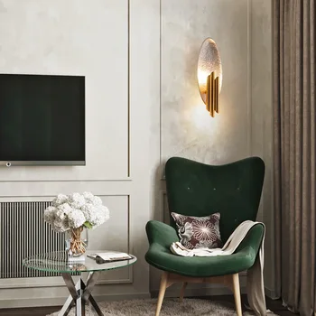 Post-moderné jednoduchá obývacia izba kreatívne nástenné svietidlo Nordic spálňa posteli chodby, schodisko dizajnér nástenné svietidlo