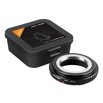 Nové K&F Koncept adaptér pre Leica M39 mount objektív Nikon Z6 Z7 Z50 fotoaparát doprava zadarmo