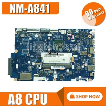 Platné Pre Lenovo 110-15ACL CG521 NM-A841 notebook doske CPU A8-7410 DDR3 test práca