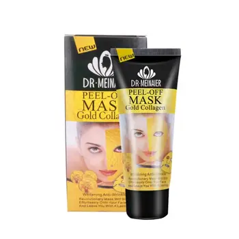 Zlato Peel Off Mask Anti Vrásky Blackhead Odstraňovač Spevnenie Anti-aging Maska Zlatá Kolagénová Maska na Tvár Starostlivosť Pre Ženy