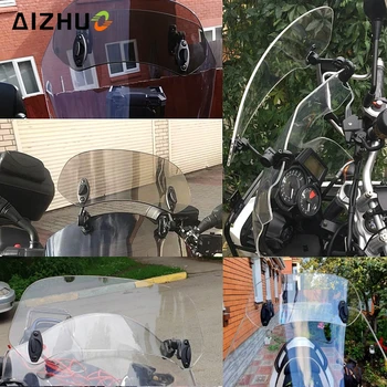Transparentné Motocykel Vietor Displej čelné Sklo Spojler Vzduchu Deflektor pre HONDA VFR400 800 1200 NC30 RVF400 NC35 CBR900 CBR400