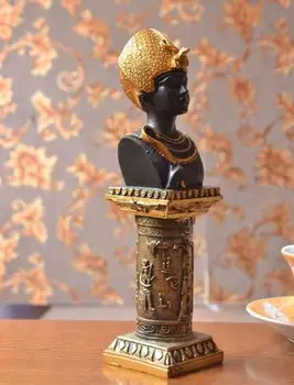 Creativep haraoh je portrét starého Egypta po výzdoba domov kráľ tutankhamun je portrét obývacia izba hotel socha