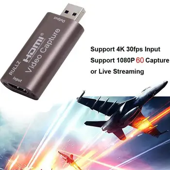 Mini HD 1080P 60fps HDMI USB digitalizačné Karty Živého Vysielania Záznam Na Počítači Youtube Box OBS Hra Streaming P6I2