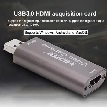 Mini HD 1080P 60fps HDMI USB digitalizačné Karty Živého Vysielania Záznam Na Počítači Youtube Box OBS Hra Streaming P6I2