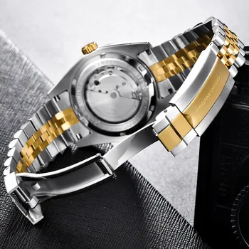 Pánske Hodinky PAGANI DIZAJNU Značky Luxusné Automatická Modrá 100M Nepremokavé Športové Vojenské Mechanické Náramkové hodinky Relogio Masculino