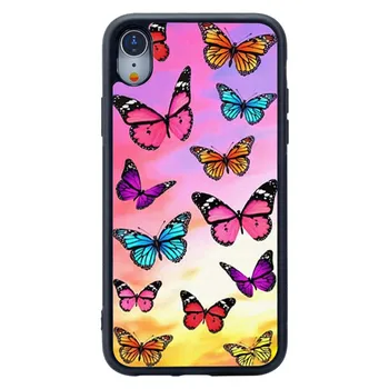 Puzdro pre Iphone 12 Mini Pro Max Mix Farieb Butterfly Kryt Telefónu pre Apple Iphone 11 Pro Max X XS Max XR 7 8 Plus SE 2020