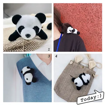 2020 Nový Dizajn Oblečenie Pre Bábiku Panda Brošňa Roztomilý Trend Wild Šatku Pracky Kolíky A Brošne Darčeky Pre Milovníka