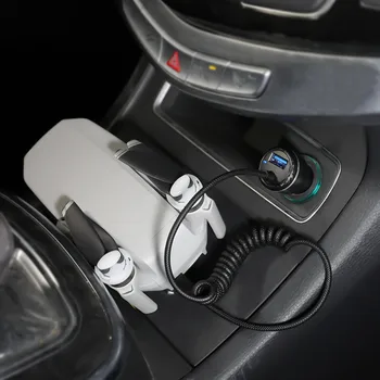 Nabíjačka do auta Vonkajšie USB Rýchle Nabíjanie Batérie Diaľkové Ovládanie Pre DJI Mavic Mini Drone Príslušenstvo