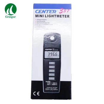 Svetlo Meter CENTRUM-337 Sample rate: 2 krát/sek, Rozlíšenie: 0.001 fc~1fc