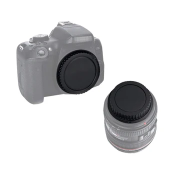 2 v 1 Zadný kryt Objektívu+Fotoaparát Telo Kryt Spp pre Canon EF EF-S 60D 70 D 80D 7D 5D Mark II III IV 750D 760D ZRKADLOVKY