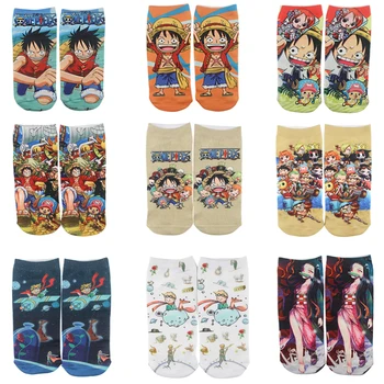 E2368 Zábavné Anime Vzorované Ženy Muži Krátke Ponožky Malý Princ Bavlna Členok Priedušné ponožky Pre Ženy, Muža Deti
